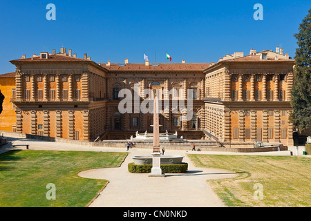 Europa, Italien, Florenz, Boboli-Gärten, Palazzo Pitti Stockfoto