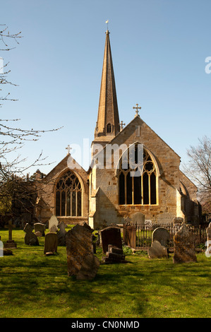 St.-Laurentius Kirche, Mickleton, Gloucestershire, England, Vereinigtes Königreich Stockfoto