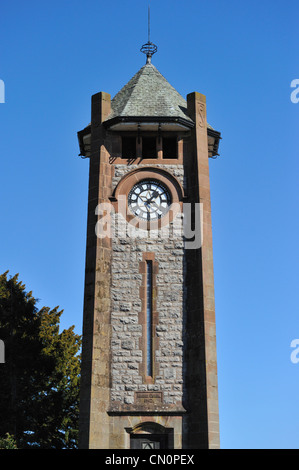 Clock Tower. Kirchhügel, Grange-über-Sande, Cumbria, England, Vereinigtes Königreich, Europa. Stockfoto