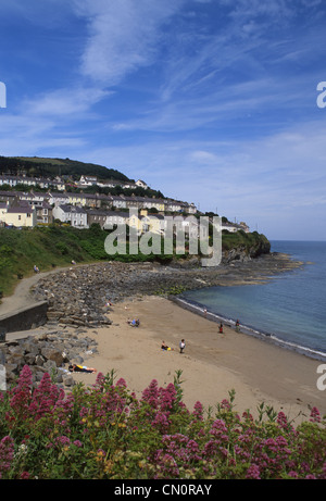 Strand von New Quay (Cei Newydd) Ceredigion Cardigan Bay Mitte Wales UK Stockfoto