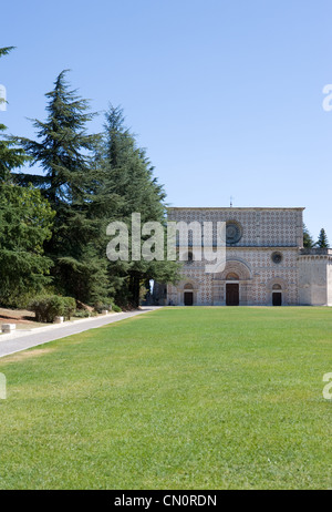 Italien Abruzzen L ' Aquila, die Kirche der Heiligen Maria di Collemaggio (XIII Jahrhundert) Stockfoto