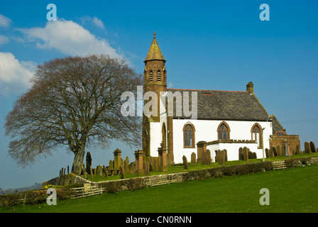 Gebäude, Kirche, Mouswald, Dumfriesshire, Schottland, Stockfoto