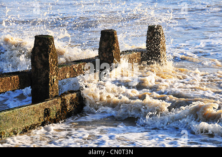 Worthing Strand Stockfoto