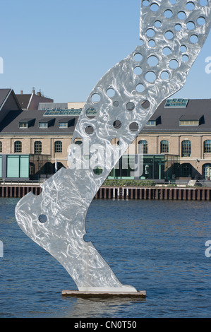 Molecule Man (Skulptur Stück) entworfen vom amerikanischen Künstler Jonathan Borofsky. Berlin. Deutschland Stockfoto