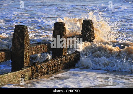 Worthing Strand Stockfoto