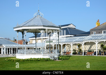 Die viktorianischen Musikpavillon im Prinzessin-Pavillon in Falmouth, Cornwall, UK Stockfoto