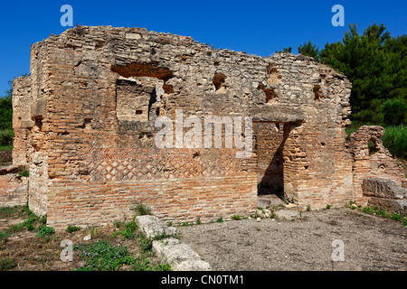 Leonidaion Thermae Denkmal (3. Jhdt. N. CHR.) in Olympia, Griechenland Stockfoto