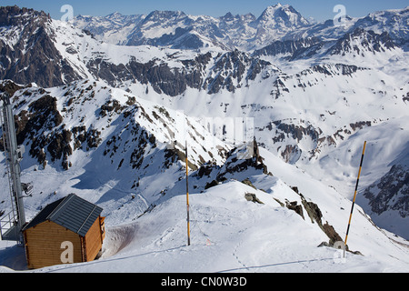 In den Alpen Stockfoto