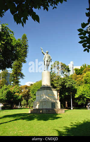 Captain Cook-Statue in Hyde Park, Sydney, New South Wales, Australien Stockfoto
