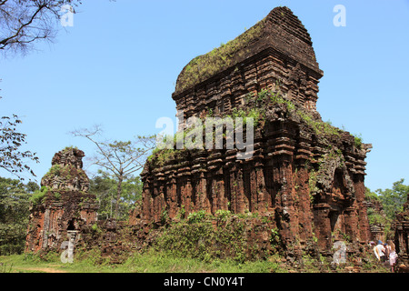 Tempel-Ruinen von My Son Sanctuary Vietnam Stockfoto