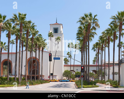 Union Station, El Pueblo de Los Angeles Stockfoto