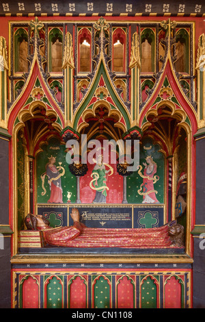 John Gower Kirche Denkmal, Southwark Cathedral, London Stockfoto