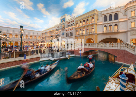 Venezianischen Canale Grande, Las Vegas-Paradies Stockfoto