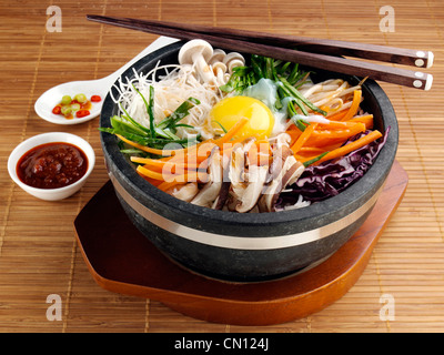 Koreanische nationale Gericht Stockfoto