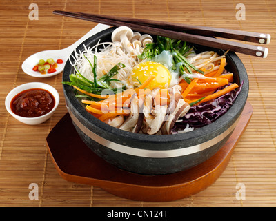 Koreanische nationale Gericht Stockfoto