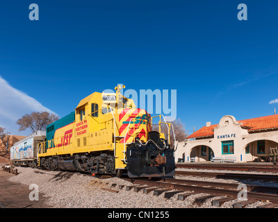 Santa Fe Railyard depot Stockfoto