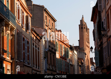 Rue du Taur, im Zentrum von Toulouse, Midi-Pyrenäen, Südfrankreich, Europa. Stockfoto