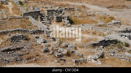 Ukraine. Die autonome Republik Krim. Pantikapaion archäologische Stätte auf Mount Mithridat. Kertsch. Stockfoto