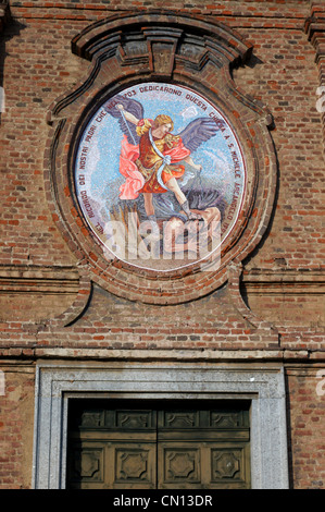 Chiesa San Michele, Druento, Torino. Corona di Delizie Tour. Stockfoto