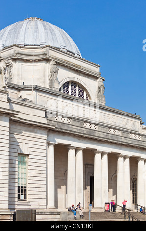 Vordere Fassade National Museum Cathays Park Cardiff South Glamorgan South Wales GB UK EU Europa Stockfoto