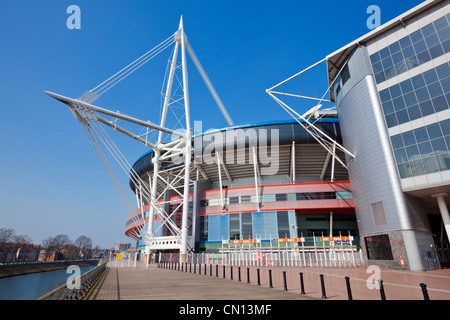 Fürstentum Stadium Cardiff oder BT Millennium Stadium ein Sport- und Konzertsaal im Stadtzentrum von Cardiff South Glamorgan South Wales UK GB EU Europe Stockfoto