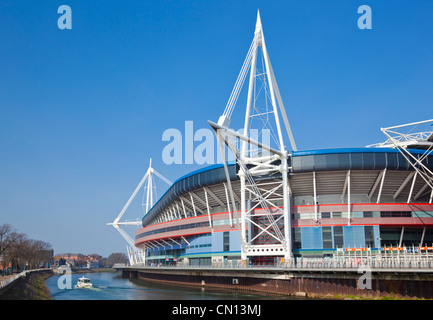 Fürstentum Stadion oder BT Millennium Stadium eine Sport- und Konzerthalle im Zentrum der Stadt Cardiff, South Glamorgan South Wales UK GB EU Europa Stockfoto