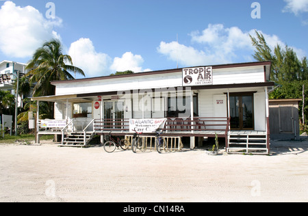 Belize Caye Caulker Airport Airstrip Karibik island.british honduras Stockfoto