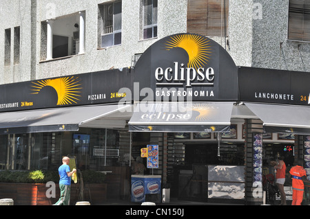 Eclipse-Restaurant Copacabana Rio De Janeiro Brasilien Stockfoto