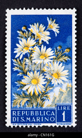San Marino-Briefmarke Stockfoto