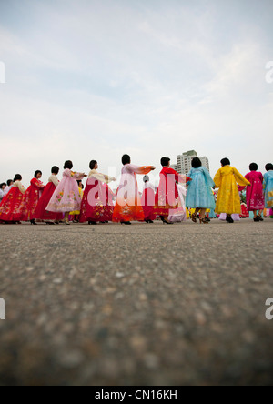 Riesenkugel Masse in Pyongyang, Nordkorea Stockfoto