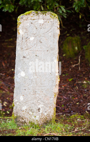 Eine Pictish Stein auf Raasay, Scotland, UK. Stockfoto