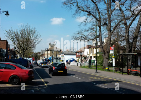 Dorf von Chislehurst Kent uk 2012 Stockfoto