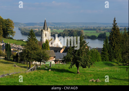 Frankreich, Seine Maritime, Villequier und Ufer wo Leopoldine Hugo von Ertrinken im Jahre 1843 starb Stockfoto