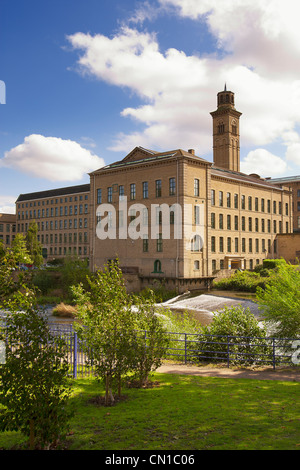 Sir Titus Salt 'Saltaire", eine viktorianische Woll- und Textilfabrik in Shipley, West Yorkshire, Großbritannien Stockfoto