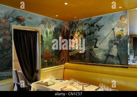 Frankreich, Yvelines, Chatou, der Insel der Impressionisten, Restaurant La Maison Fournaise aus der Mitte des neunzehnten Jahrhunderts Stockfoto