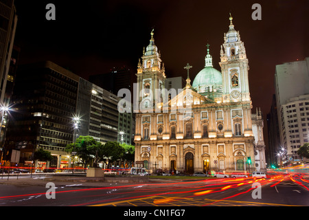 Candelaria Kirche Igreja Nossa Senhora da Candelaria historische Kirche in der Innenstadt von Rio De Janeiro Brasilien Stockfoto