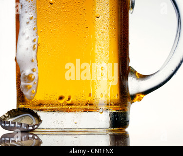 Krug Bier Stockfoto