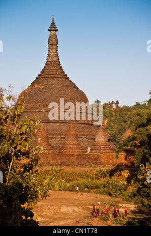 Ratanabon Paya, Mrauk U, Rakhaing-Staat, Burma (Myanmar) Stockfoto