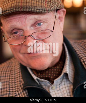 Suffolk-Erzähler, Komiker und Autor Charlie Haylock. Stockfoto