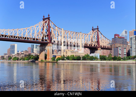 Queensborough Bridge in Midtown Manhattan New York City Stockfoto