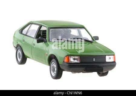 Moskwicz Aleko grüne Familienauto. Stockfoto