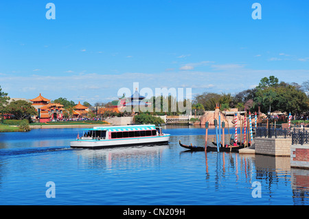 Disney Epcot Parkblick Stockfoto