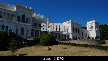 Ukraine. Die autonome Republik Krim. Livadia-Palast. Sommer-Retreat von Nicholas II. Neo-Renaissance. Von Nikolai Krasnow. Stockfoto