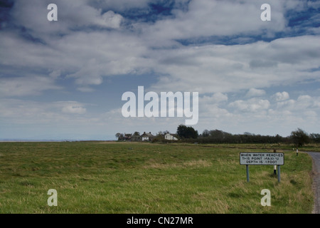 Port-Carlisle auf den Hadrianswall Spuren Stockfoto