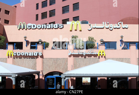 McDonalds in Marrakesch Stockfoto