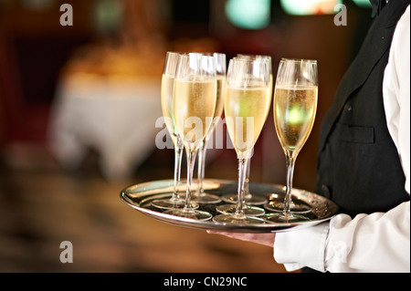 Champagner Stockfoto
