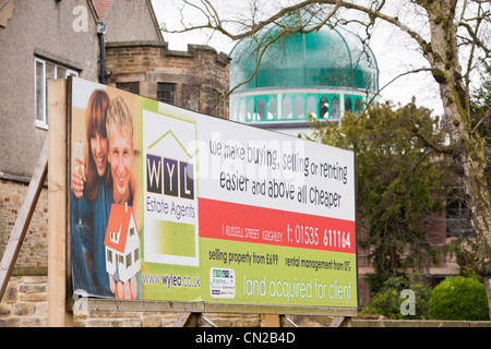 Eine neue Moschee in Keighley, West Yorkshire, Großbritannien gebaut. Stockfoto