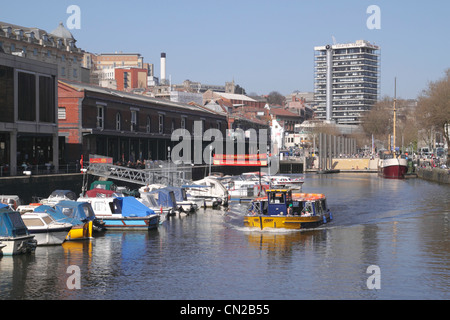 St Augustine erreichen schwimmenden Hafen Bristol Stockfoto