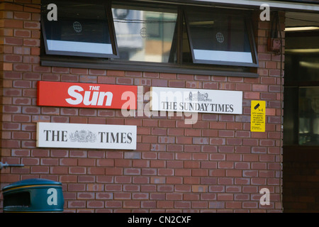 News Corporation Hauptsitz in Wapping Ost-London.  Heimat der Zeitung 'The Sun' Stockfoto