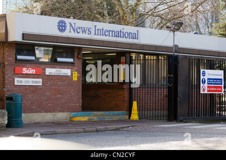 News Corporation Hauptsitz in Wapping Ost-London.  Heimat der Zeitung 'The Sun' Stockfoto